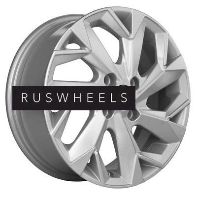 Диски Khomen Wheels 5,5x14/4x100 ET43 D67,1 KHW1402 (Solaris/Logan/Rio) F-Silver