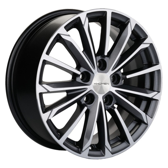 Диски Khomen Wheels 6.5\R16 5*108 ET43 d65.1 Gray-FP Диски Khomen Wheels 6.5\R16 5*108 ET43 d65.1 Gray-FP
