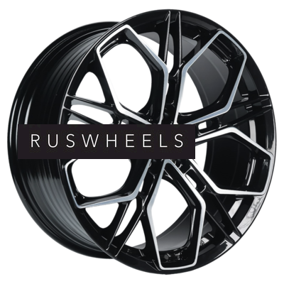 Диски INCH 8,5x20/5x108 ET45 D63,4 FA8534 Gloss Black Machined Face (ZJH)