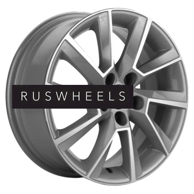 Диски Khomen Wheels 6x15/5x100 ET38 D57,1 KHW1507 (Rapid/Fabia) F-Silver-FP