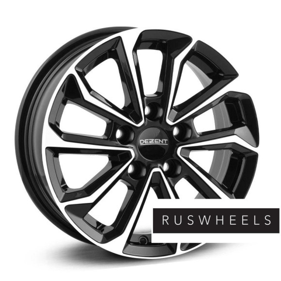 Диски Dezent R17 / 7J PCD 5x115 ЕТ 44 ЦО 70.2 KS black polished
