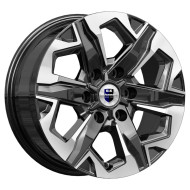 Диски КиК 7.5\R17 6*139.7 ET42 d75.1 Алмаз черный
