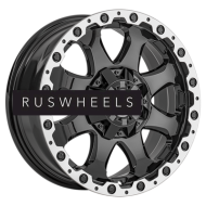 Диски LS 8x17/6x139,7 ET36 D100,1 1375 BKL (конус, Колпак+лого)