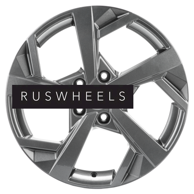 Диски Khomen Wheels 7x17/5x114,3 ET45 D60,1 KHW1712 (Changan/Geely/Lexus/Toyota) Gray (конус)