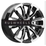 Диски КИК 7,5x18/6x139,7 ET25 D106,1 Меконг (КС959) Алмаз черный Диски КИК 7,5x18/6x139,7 ET25 D106,1 Меконг (КС959) Алмаз черный