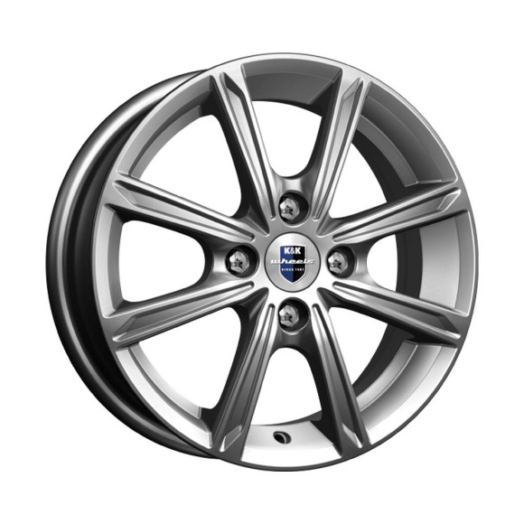 Диски КиК 5,0\R14 4*98 ET35 d58.5 Дарк платинум Диски КиК 5,0\R14 4*98 ET35 d58.5 Дарк платинум