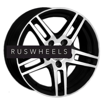 Диски LS 6x14/5x100 ET35 D57,1 281 BKF (конус)