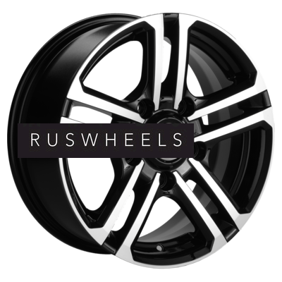 Диски Khomen Wheels 6,5x16/5x139,7 ET40 D98,5 KHW1602 (Niva 4x4) Black-FP