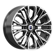 Диски КиК 8.5\R19 6*139.7 ET25 d106.1 Алмаз черный Диски КиК 8.5\R19 6*139.7 ET25 d106.1 Алмаз черный