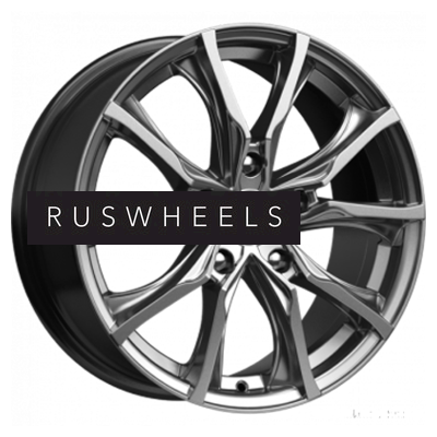 Диски КИК 7,5x17/5x114,3 ET35 D67,1 Твист (КС697М) Дарк платинум Диски КИК 7,5x17/5x114,3 ET35 D67,1 Твист (КС697М) Дарк платинум