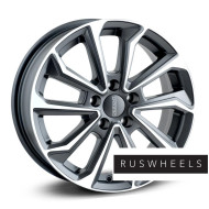 Диски Dezent R17 / 7J PCD 5x115 ЕТ 44 ЦО 70.2 KS dark