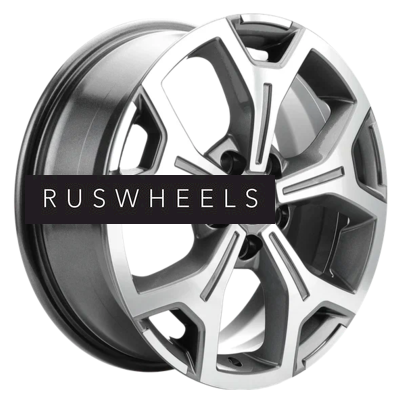 Диски Khomen Wheels 6,5x17/5x120 ET55 D65,1 KHW1710(2) (VW Transporter) Gray-FP