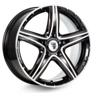 Диски КиК 7.5\R17 5*114.3 ET38 d66.1 Алмаз черный