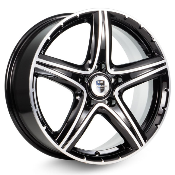 Диски КиК 7.5\R17 5*114.3 ET38 d66.1 Алмаз черный
