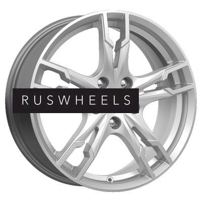 Диски КИК 7x17/4x100 ET38 D67,1 Солар (КС875) Сильвер SK