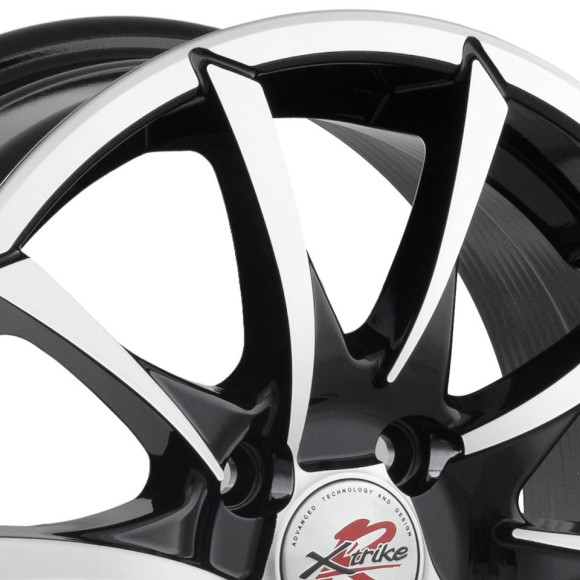 Диски XtrikeRST 6,0\R15 4*100 ET46 d54.1 BK/FP