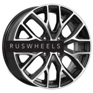 Диски КИК 6x16/4x100 ET49 D54,1 Лилиом-оригинал (КС891) Алмаз черный