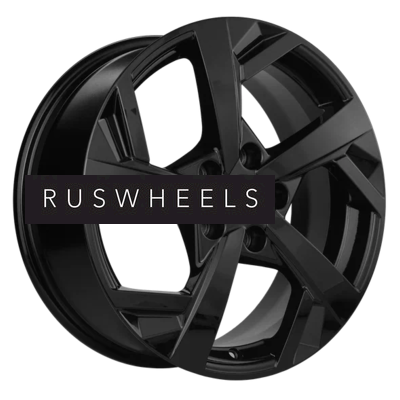 Диски Khomen Wheels 7x17/5x108 ET40 D54,1 KHW1712 (Jac/Москвич 3) Black Диски Khomen Wheels 7x17/5x108 ET40 D54,1 KHW1712 (Jac/Москвич 3) Black