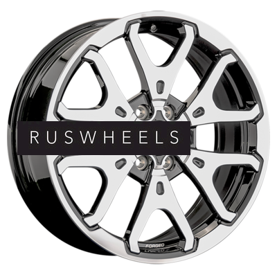 Диски LS Forged 7,5x18/6x114,3 ET46 D67,1 LS FG20 BKF (конус, C570)