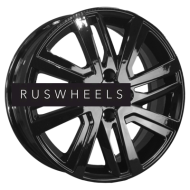 Диски Khomen Wheels 6x16/4x100 ET48 D54,1 KHW1609 (Rio II/Solaris II) Black Диски Khomen Wheels 6x16/4x100 ET48 D54,1 KHW1609 (Rio II/Solaris II) Black
