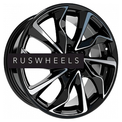 Диски СКАД 7x17/5x108 ET45 D63,35 Marseille (КЛ238) Алмаз (АРС 014 black)