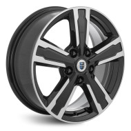 Диски КиК 6.5\R16 5*112 ET42 d57.1 алмаз чёрный