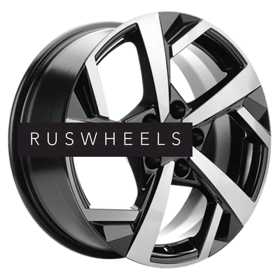 Диски Khomen Wheels 7x17/5x114,3 ET48,5 D67,1 KHW1712 (Sportage) Black-FP