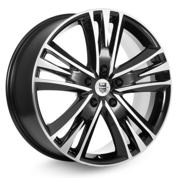 Диски КиК 8.5\R20 5*114.3 ET40 d67.1 Алмаз черный Диски КиК 8.5\R20 5*114.3 ET40 d67.1 Алмаз черный