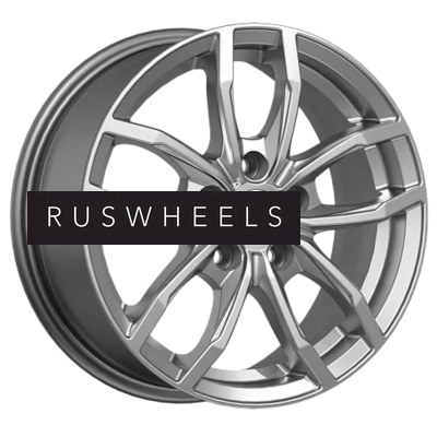 Диски K&K 6,5x15/5x112 ET43 D57,1 Фрост (КС1048) Дарк платинум