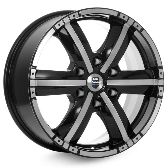 Диски КиК  Окинава (КС469)  8,0\R18 6*139,7 ET38  d67,1  Алмаз черный  [12628]  <Ш>