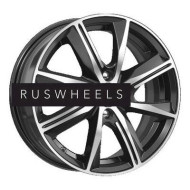 Диски K&K 7x17/5x112 ET49 D57,1 Арнар (КС896) Алмаз черный