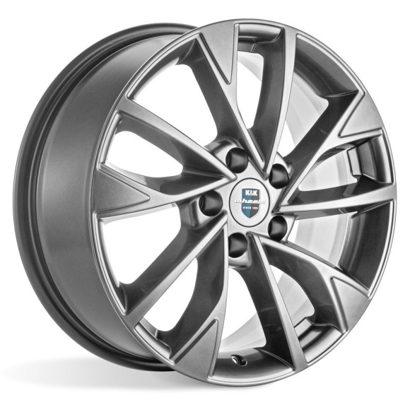 Диски КиК 7,0\R17 5*114.3 ET50 d66.1 Дарк платинум
