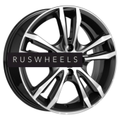 Грузовые диски K&K 6x16/5x112 ET48 D57,1 Samara-оригинал (КС866) Алмаз черный SK