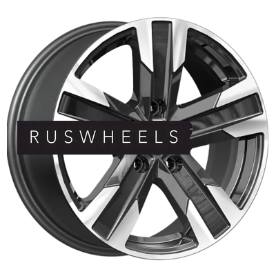 Диски КИК 7x16/5x100 ET35 D57,1 Висмут (КС1009) Алмаз черный