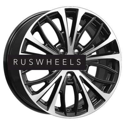 Диски КИК 7,5x17/5x114,3 ET52,5 D67,1 КС873 Алмаз черный