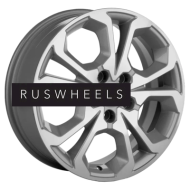 Диски Khomen Wheels 6,5x17/5x114,3 ET50 D64,1 KHW1711 (Haval/Honda) F-Silver-FP
