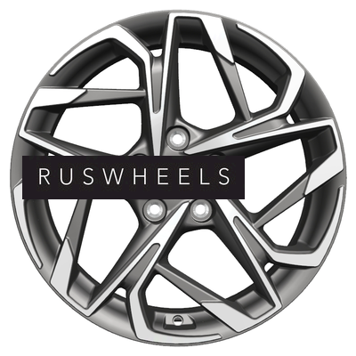 Диски Khomen Wheels 7x17/5x114,3 ET40 D66,1 KHW1716 (Qashqai) Gray-FP Диски Khomen Wheels 7x17/5x114,3 ET40 D66,1 KHW1716 (Qashqai) Gray-FP