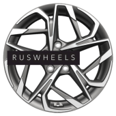 Диски Khomen Wheels 7x17/5x110 ET46 D63,3 KHW1716 (Changan CS35 Plus) Gray-FP Диски Khomen Wheels 7x17/5x110 ET46 D63,3 KHW1716 (Changan CS35 Plus) Gray-FP
