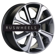 Диски Khomen Wheels 6x15/4x98 ET36 D58,6 KHW1501 (Lada Granta) Gray-FP