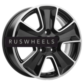 Диски Khomen Wheels 6,5x16/5x110 ET46 D63,3 KHW1601 (Changan CS35) Black-FP