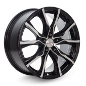 Диски КиК 7.5\R17 5*120 ET34 d72.6 алмаз чёрный