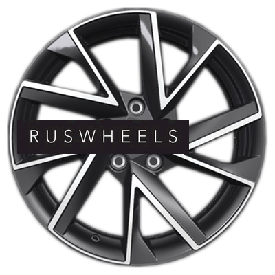 Диски Khomen Wheels 7x17/5x112 ET49 D57,1 KHW1714 (Octavia) Black-FP