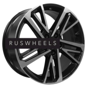 Диски Khomen Wheels 8x18/5x114,3 ET40 D64,1 KHW1815 (Haval F7/F7x) Black-FP
