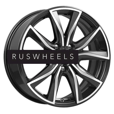 Диски КИК 7x17/5x114,3 ET48,5 D67,1 КС867 Алмаз черный Диски КИК 7x17/5x114,3 ET48,5 D67,1 КС867 Алмаз черный