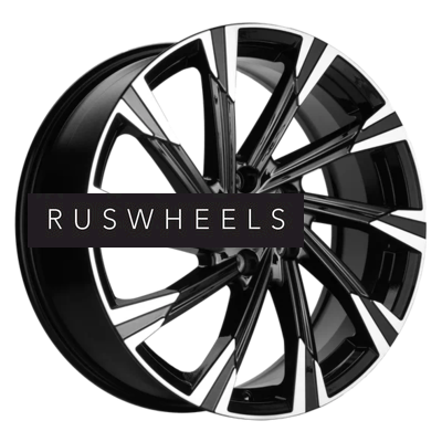 Диски Khomen Wheels 7,5x19/5x114,3 ET40 D66,6 KHW1901 (Haval Dargo) Black-FP Диски Khomen Wheels 7,5x19/5x114,3 ET40 D66,6 KHW1901 (Haval Dargo) Black-FP