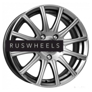 Диски КИК 5x13/4x100 ET35 D67,1 Сиеста (КС477) Дарк платинум